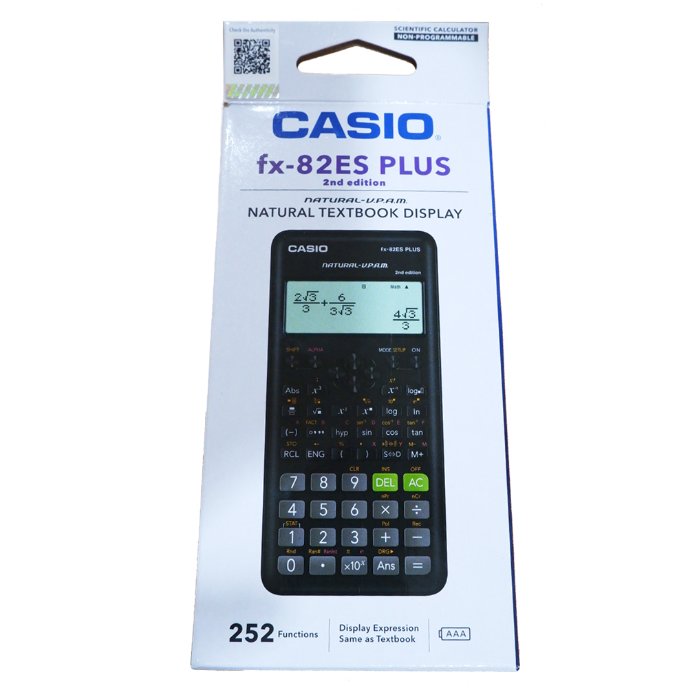 SCIENTIFIC CALCULATOR CASIO Fx 82ES PLUS 2nd EDITION Dyatmika SCIENTIFIC CALCULATOR CASIO Fx 82ES PLUS 2nd EDITION Dyatmika
